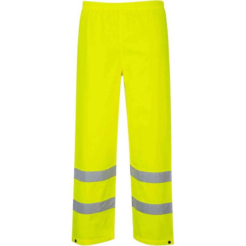 Oxford Weave 300D Class 1 Hi Vis Trousers Yellow 4XL 32"