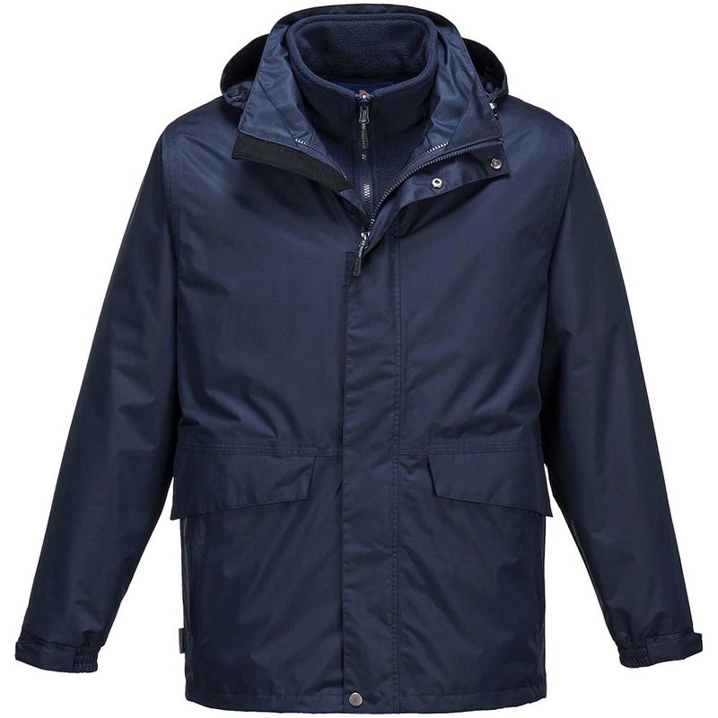 Portwest Argo Breathable 3 in 1 Jacket Navy 2XL