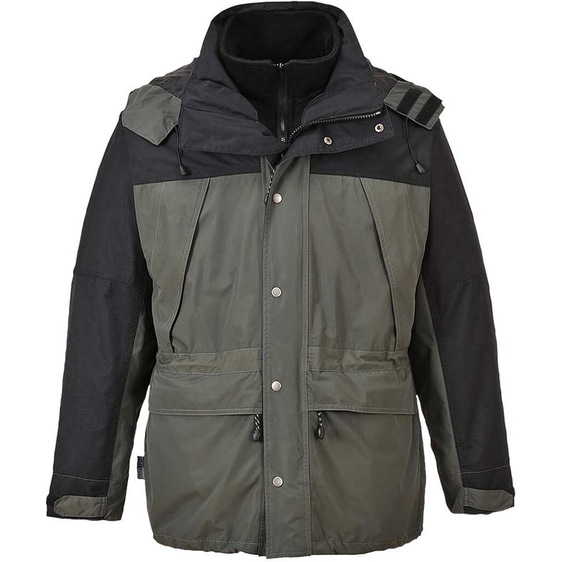 Orkney Mens 3-in-1 Breathable Jacket Grey XL