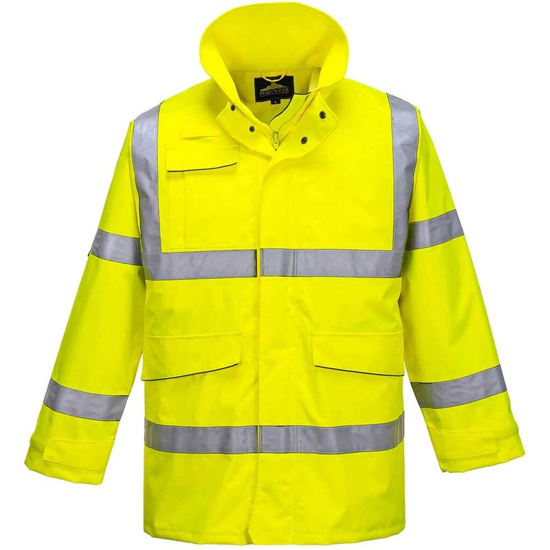 PWR Hi Vis Extreme Parka Jacket Yellow 2XL