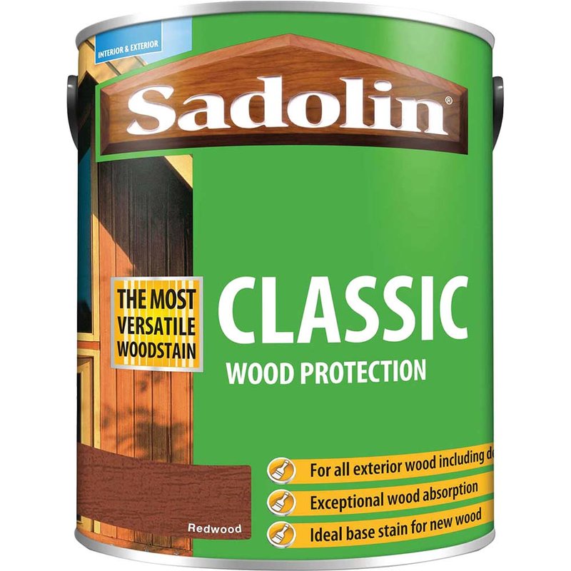 Sadolin Classic Wood Protection Redwood 5 litre 5012919