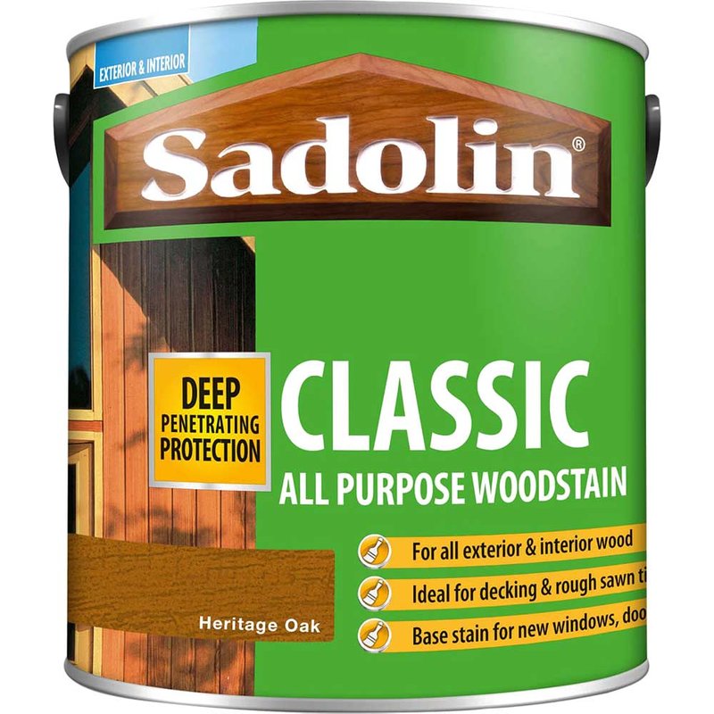 Sadolin Classic Wood Protection Heritage Oak 2.5 litre 5090980