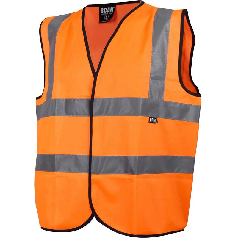 Scan Hi-Vis Orange Waistcoat - XXXL (56in) UC801-O