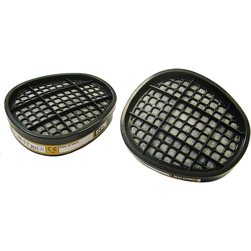 Scan Filter Cartridges A1 for SCAPPERESPA1 and SCAPPERESPA2 Respirators Pack of 2