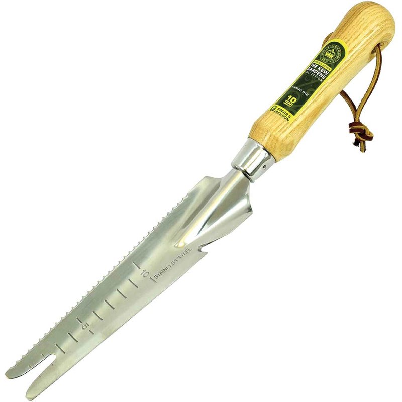 Kew Gardens Stainless Steel Serrated Planting and Weeding Tool
