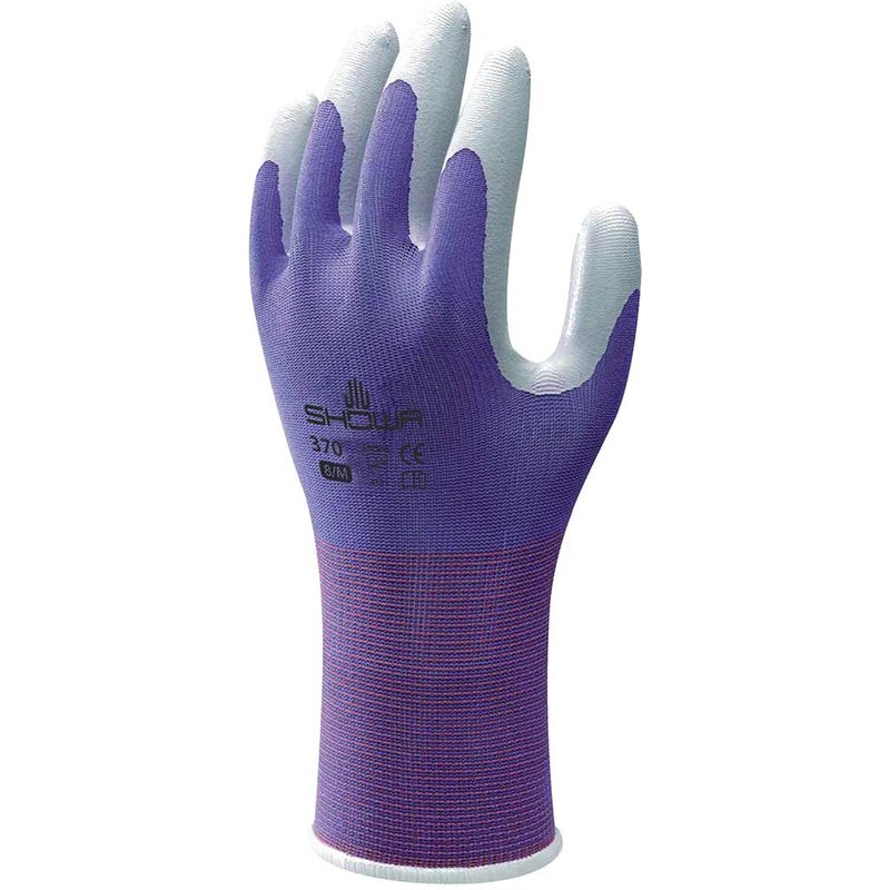Kew Gardens Multi Purpose Nitrile Coated Gardening Gloves Purple M