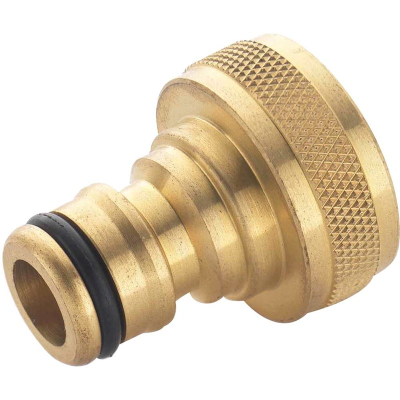 Spear and Jackson Brass Threaded Female Tap Connector 3/4" / 19mm Pack of 1