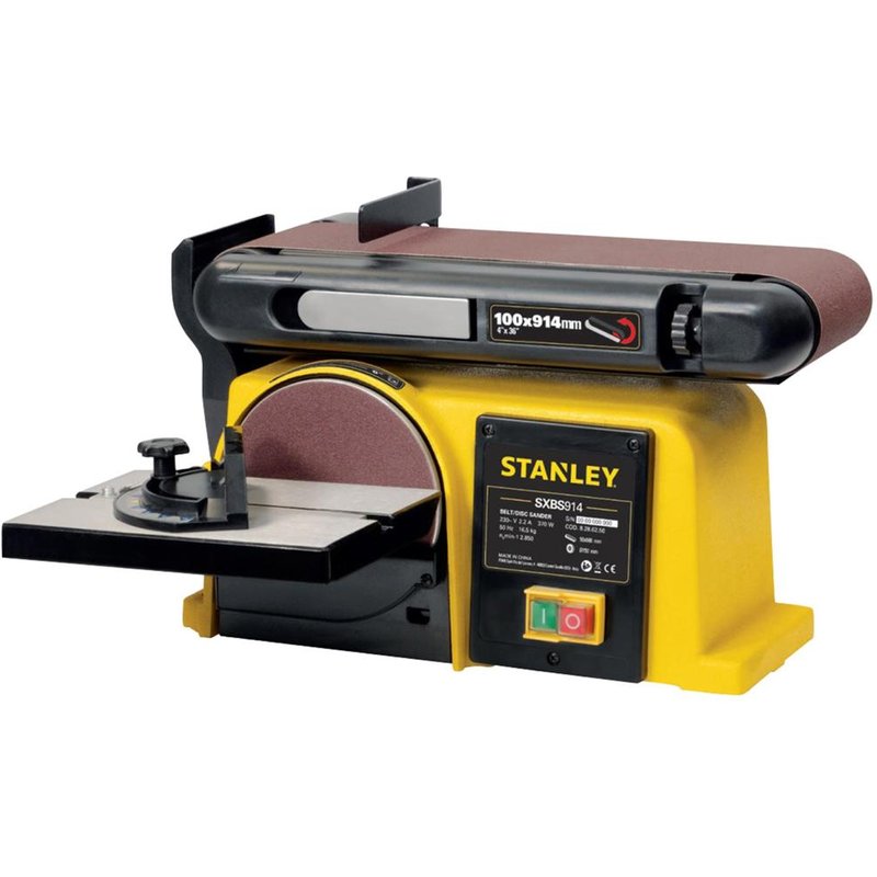 Stanley® Machines SXBS914E Belt-Disc Sander 240V 370W SXBS914E