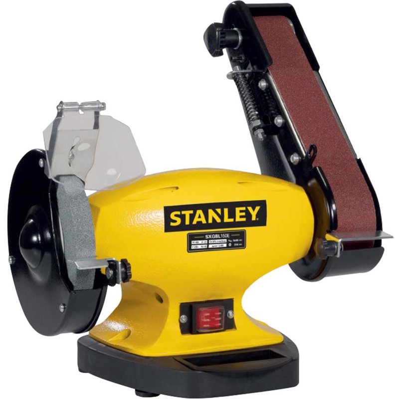 Stanley® Machines SXGBL150E Bench Grinder with Grinding Wheel/Sander Arm 240V 330W SXGBL150E