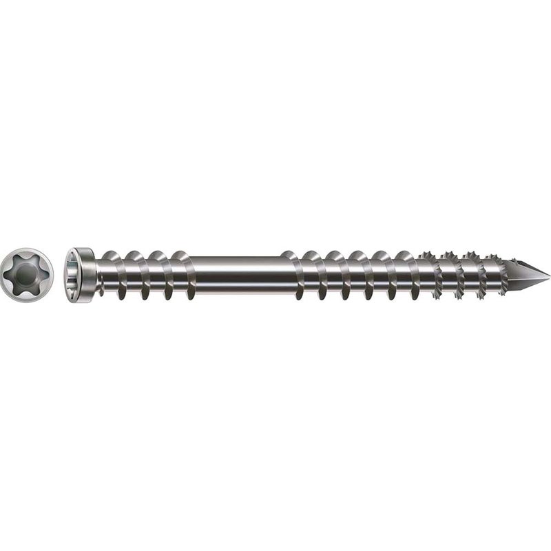 Spax A4 Stainless Steel Torx Decking Screws 6mm 80mm Pack of 100