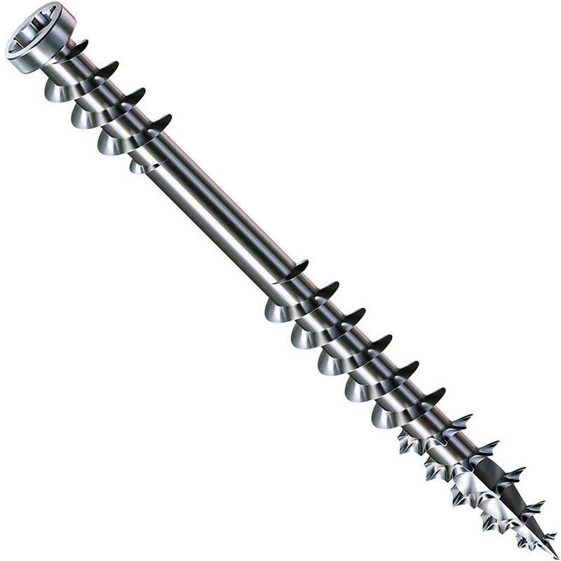 Spax A2 Stainless Steel Antique Finish Torx Decking Screws 5mm 60mm Pack of 100