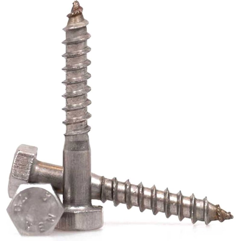 Sirius A2 304 Stainless Steel Hexagon Coachscrews 12mm 100mm