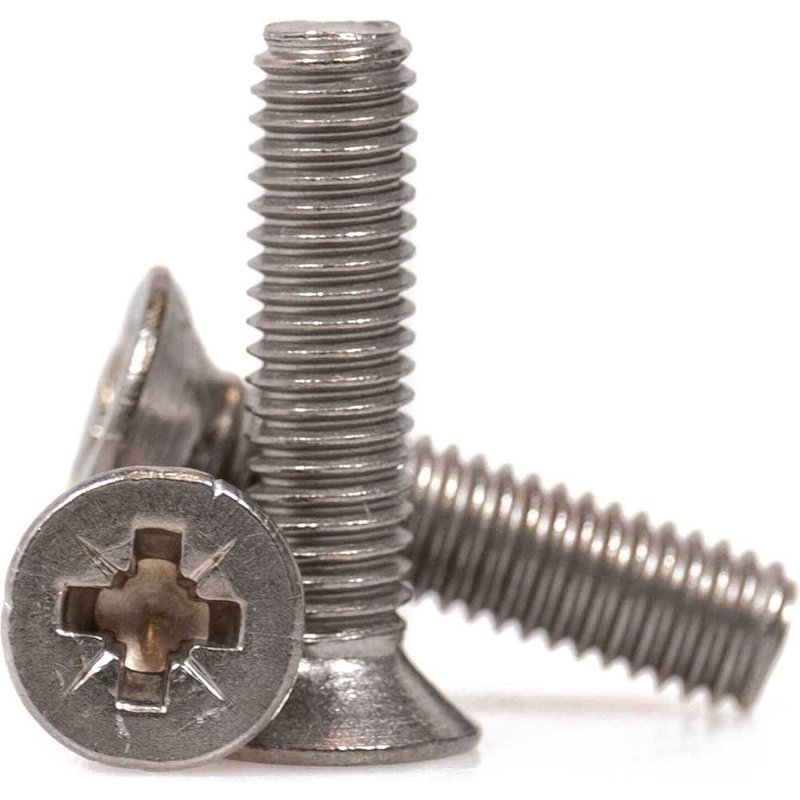 Sirius Countersunk Machine Screw Pozi BZP M3.5 12mm Pack of 1