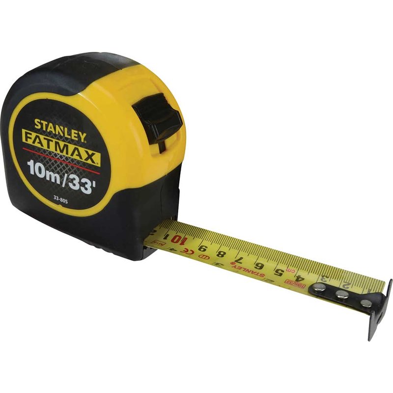 Stanley Fatmax Stanley 0-33-805 FatMax Metric Tape Measure with Blade Armor 10m 0-33-805