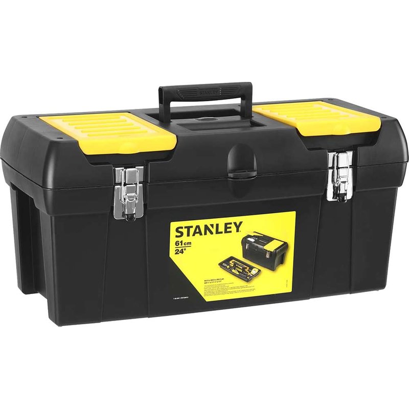 STANLEY® Hand Tools Tool Box with Metal Latches 60cm (24in) 1-92-067