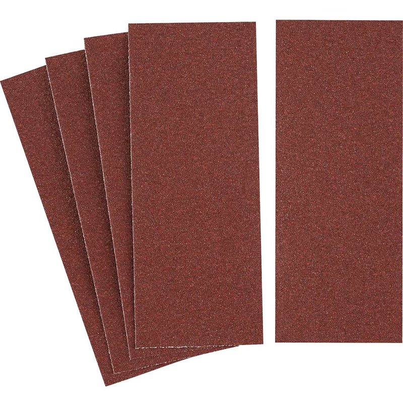 Stanley Unpunched Clip On 1/3 Sanding Sheets 93mm x 230mm 80g Pack of 5
