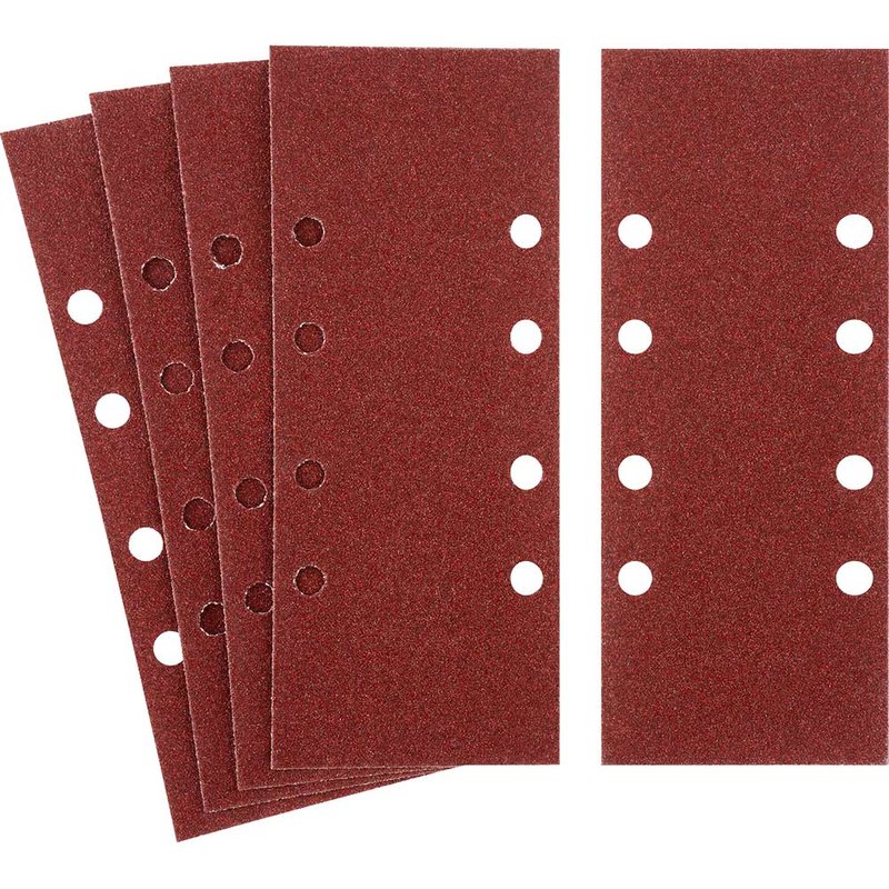 Stanley Punched Clip On 1/3 Sanding Sheets 93mm x 230mm 60g Pack of 5