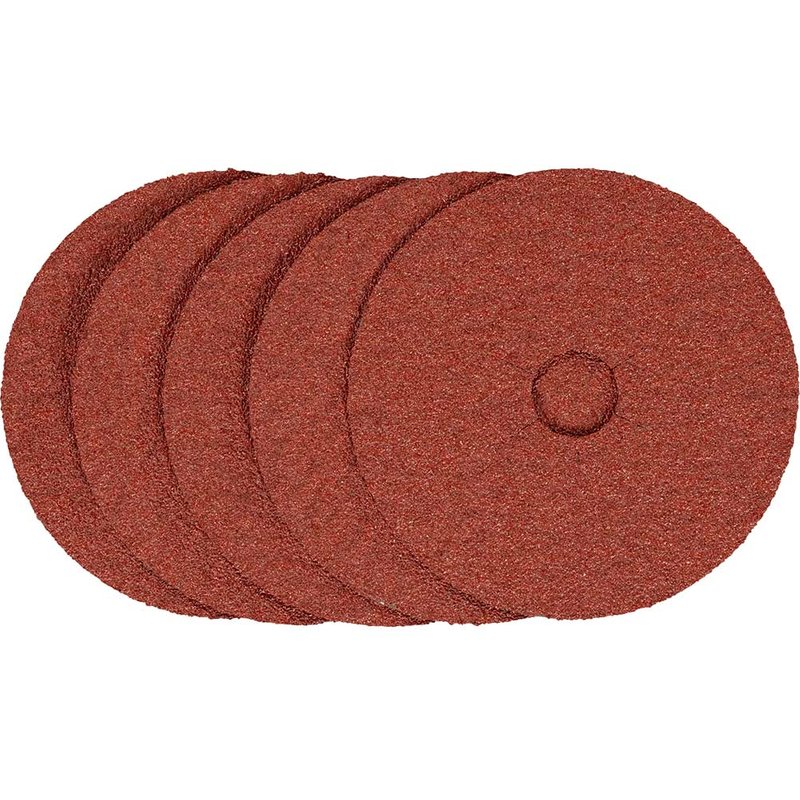 Stanley Fibre Sanding Discs for 115mm Angle Grinders 115mm 40g Pack of 5