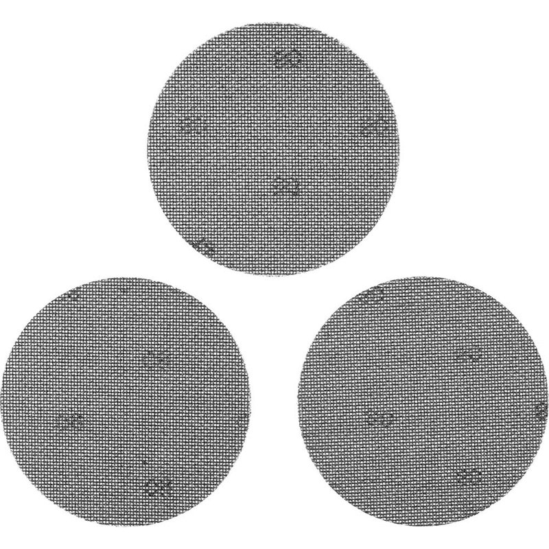 Stanley FatMax Hook and Loop Mesh Sanding Discs 150mm 150mm 80g Pack of 3