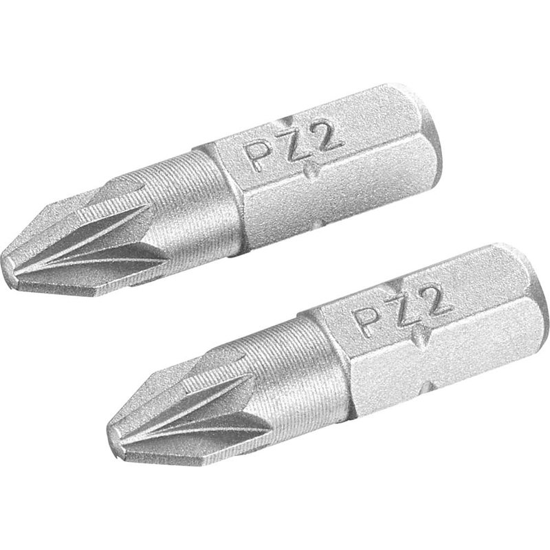 Stanley Pozi Screwdriver Bits PZ2 25mm Pack of 2