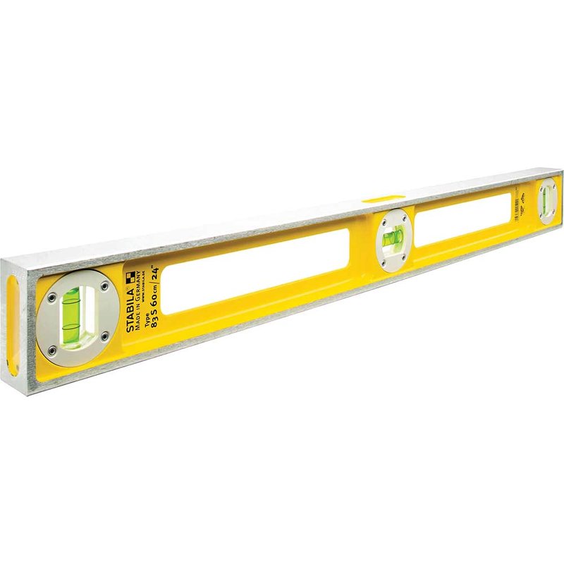 Stabila 83S Level Double Plumb 3 Vial 2544 60cm 02544
