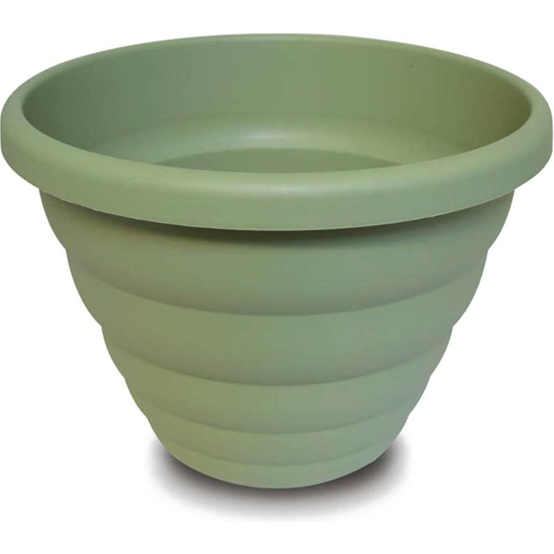 Town and Country Plastic Beehive Planter Pot 40l Green