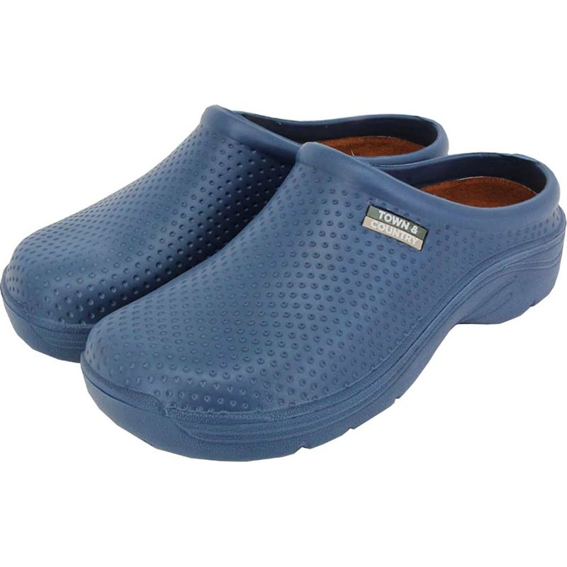 Town and Country EVA Cloggies Garden Shoes Navy Size 11