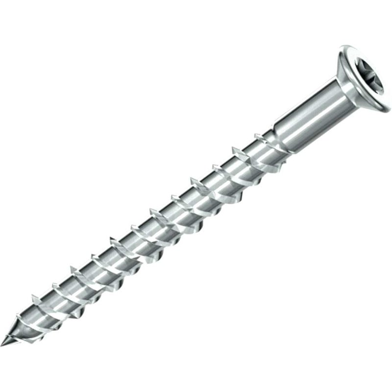 Multi Fix Countersunk Torx Masonry Screws 6mm 80mm Pack of 100