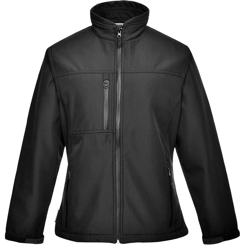 Portwest Ladies Charlotte Softshell Jacket Black XL