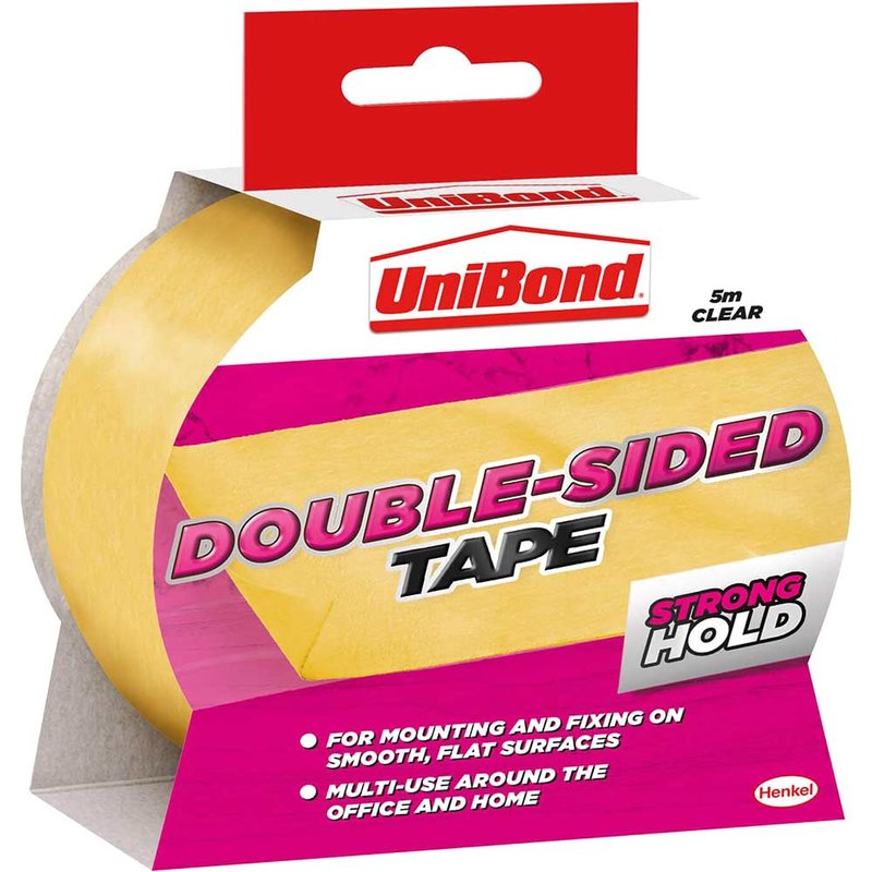 UniBond Double Sided Tape 38mm x 5m 2675782