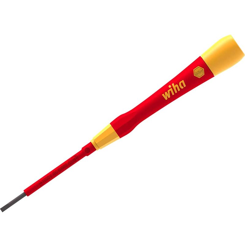 Wiha PicoFinish® Slotted Fine electric Screwdriver 2.5 x 65mm 42376