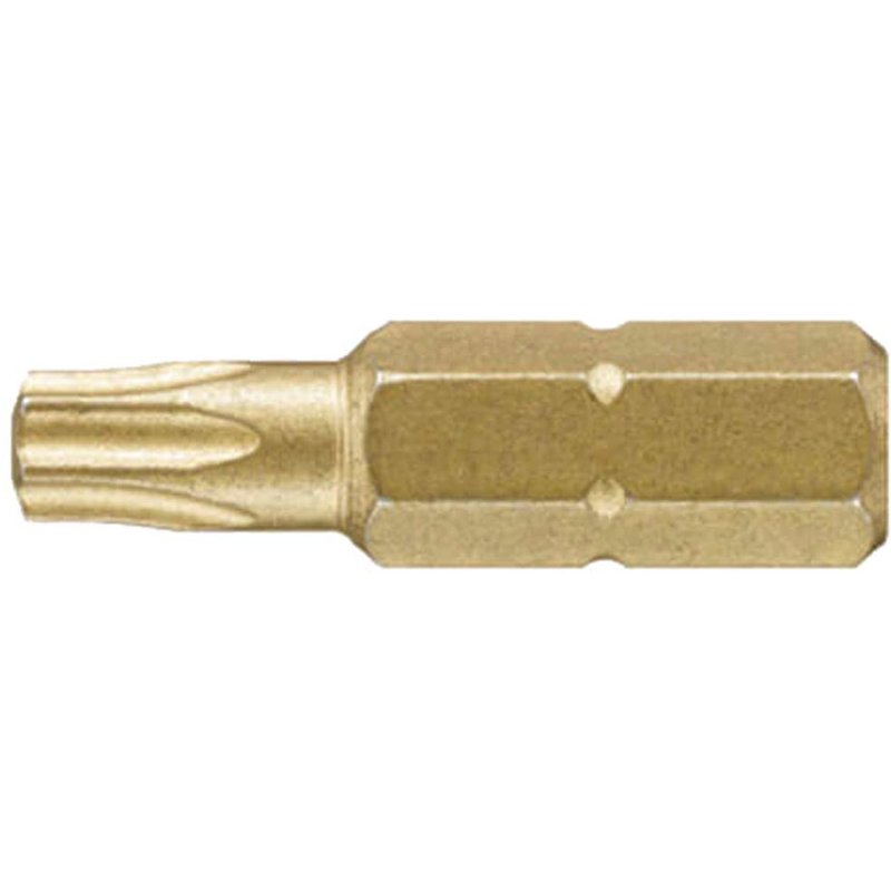 Wiha Gold Torx Screwdriver Bits T15 25mm Pack of 3