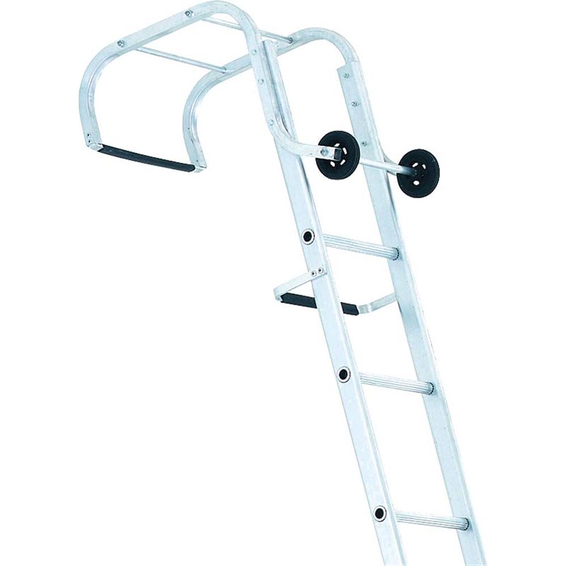 Zarges Industrial Roof Ladder 2-Part 1 x 11 & 1 x 12 Rungs 7.27m 100622