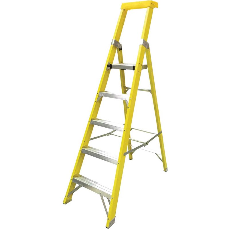 Zarges GRP Platform Steps, Platform Height 1.18m 5 Rungs 300805