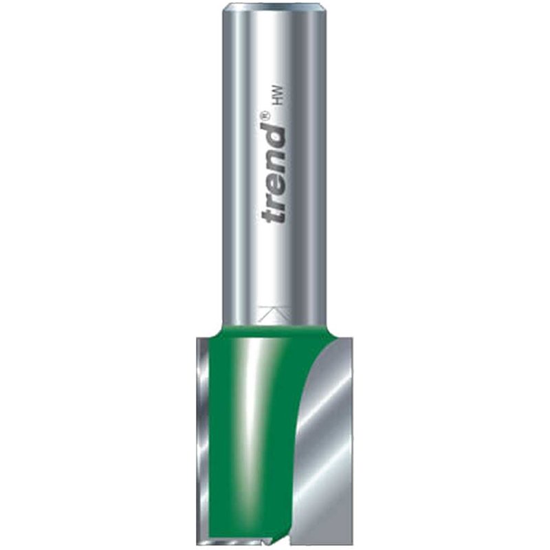 Trend CRAFTPRO Two Flute Straight Router Cutter 18.25mm 19mm 1/2"