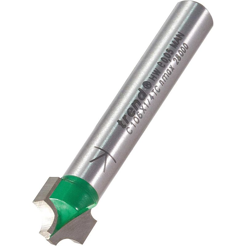 Trend CRAFTPRO Small Ovolo Router Cutter 9.5mm 7.9mm 1/4"