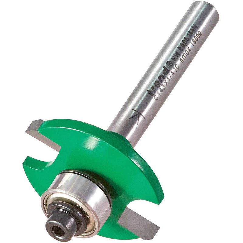 Trend CRAFTPRO One Piece Slotting Router Cutter 3.2mm 31.8mm 1/4"