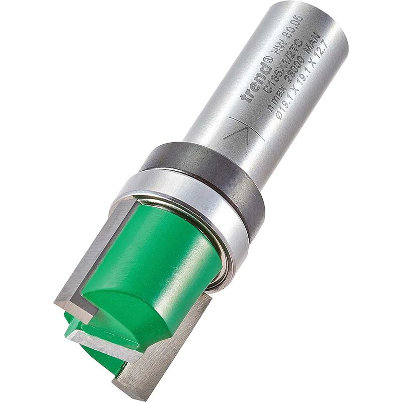 Trend Bearing Guided Template Profiler Router Cutter 19.1mm 19.1mm 1/2"