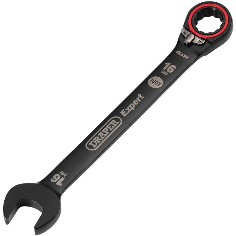 Draper Expert Hi Torq Reversible Ratchet Combination Spanner 16mm