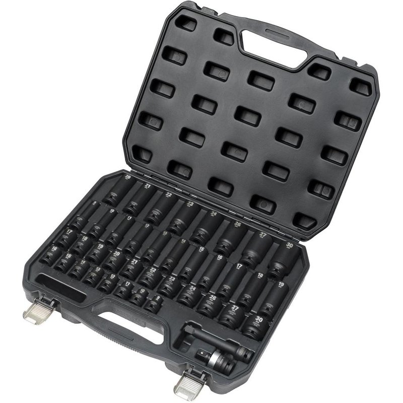 Draper Hi TORQ 40 Piece 1/2" Drive Hexagon Impact Socket Set 1/2"