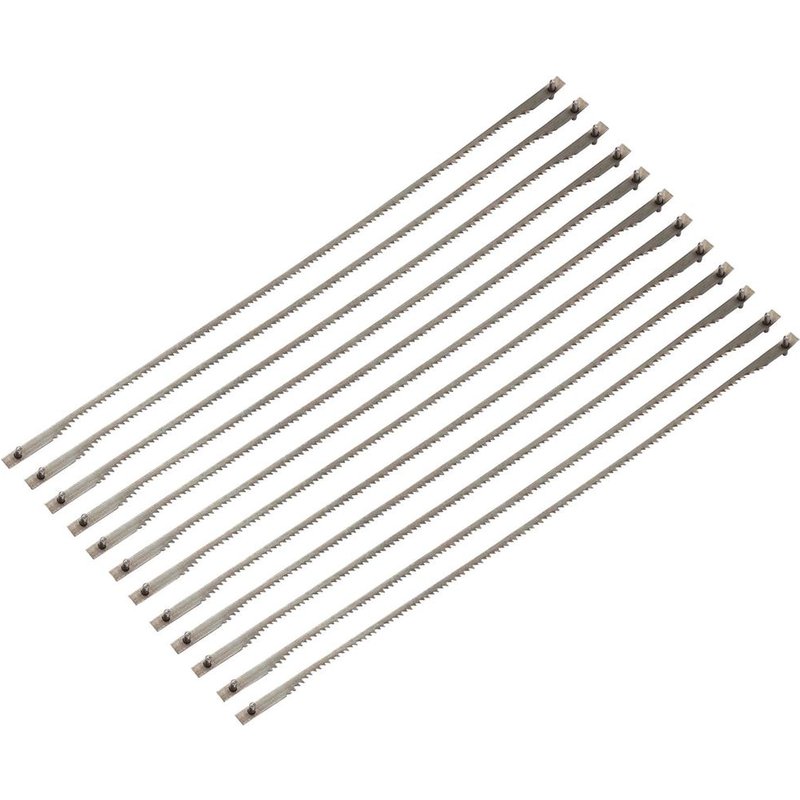 Draper Pin End Fretsaw Blades 5" / 125mm 25tpi Pack of 12