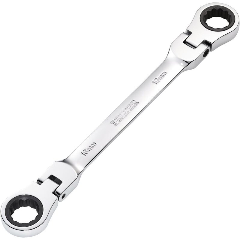 Draper Hi Torq Flexible Double Ratchet Ring Spanner 12mm x 13mm