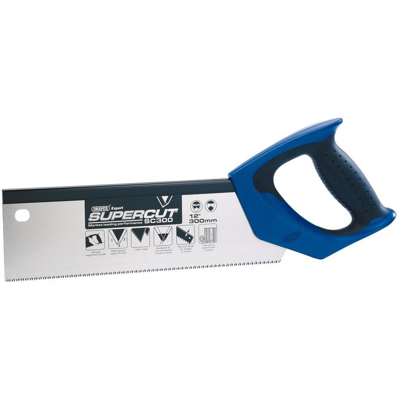 Draper Expert Supercut Hardpoint Tenon Saw 12" / 300mm 11tpi