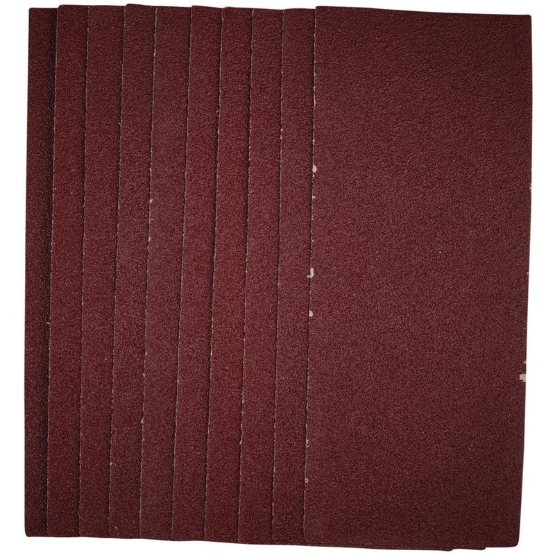 Draper Unpunched Clip On 1/3 Sanding Sheets 93mm x 230mm 40g Pack of 10