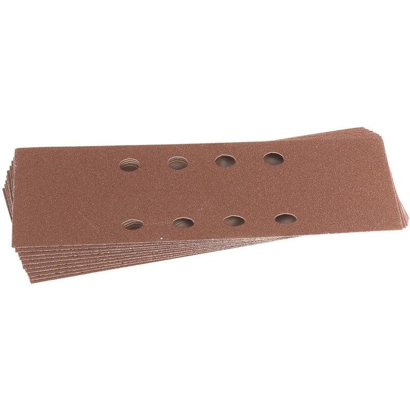 Draper Punched Clip On 1/3 Sanding Sheets 92mm x 230mm 60g Pack of 10