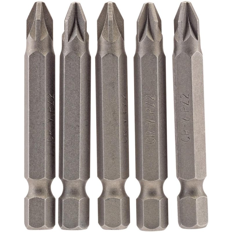 Draper Pozi Screwdriver Bit PZ2 50mm Pack of 5