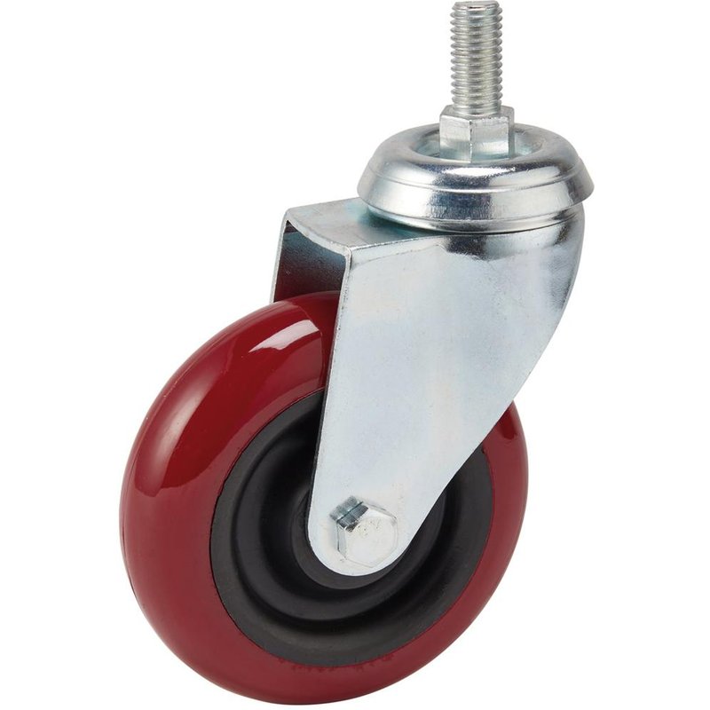 Draper Swivel Bolt Fixing Polyurethane Wheeled Castor 100mm