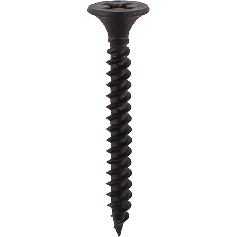 Drywall Screws Fine Thread Black Phos Handy Tub 3.5mm 38mm Pack of 1500