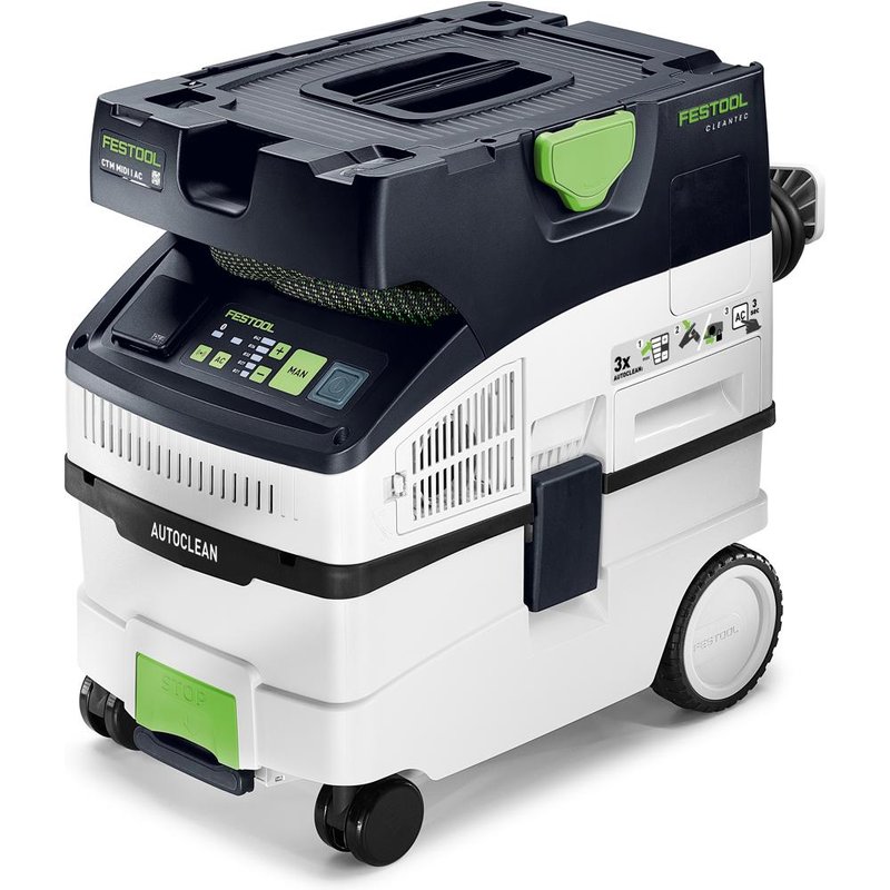 Festool CLEANTEC CTM MIDI I AC M-Class Wet and Dry Mobile Dust Extractor 15L 230V GB - 578554