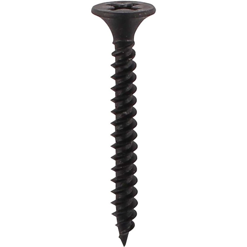 Drywall Screws Fine Thread Black Phosphate 3.5mm 60mm Pack of 200
